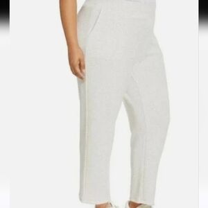 Madewell MWL Cropped Sweatpants Joggers Cream Ivory 2X XXL Plus NWT